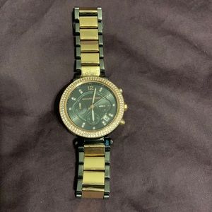 Michael Kors Two-Tone Rose Gold and Gray Women’s Watch